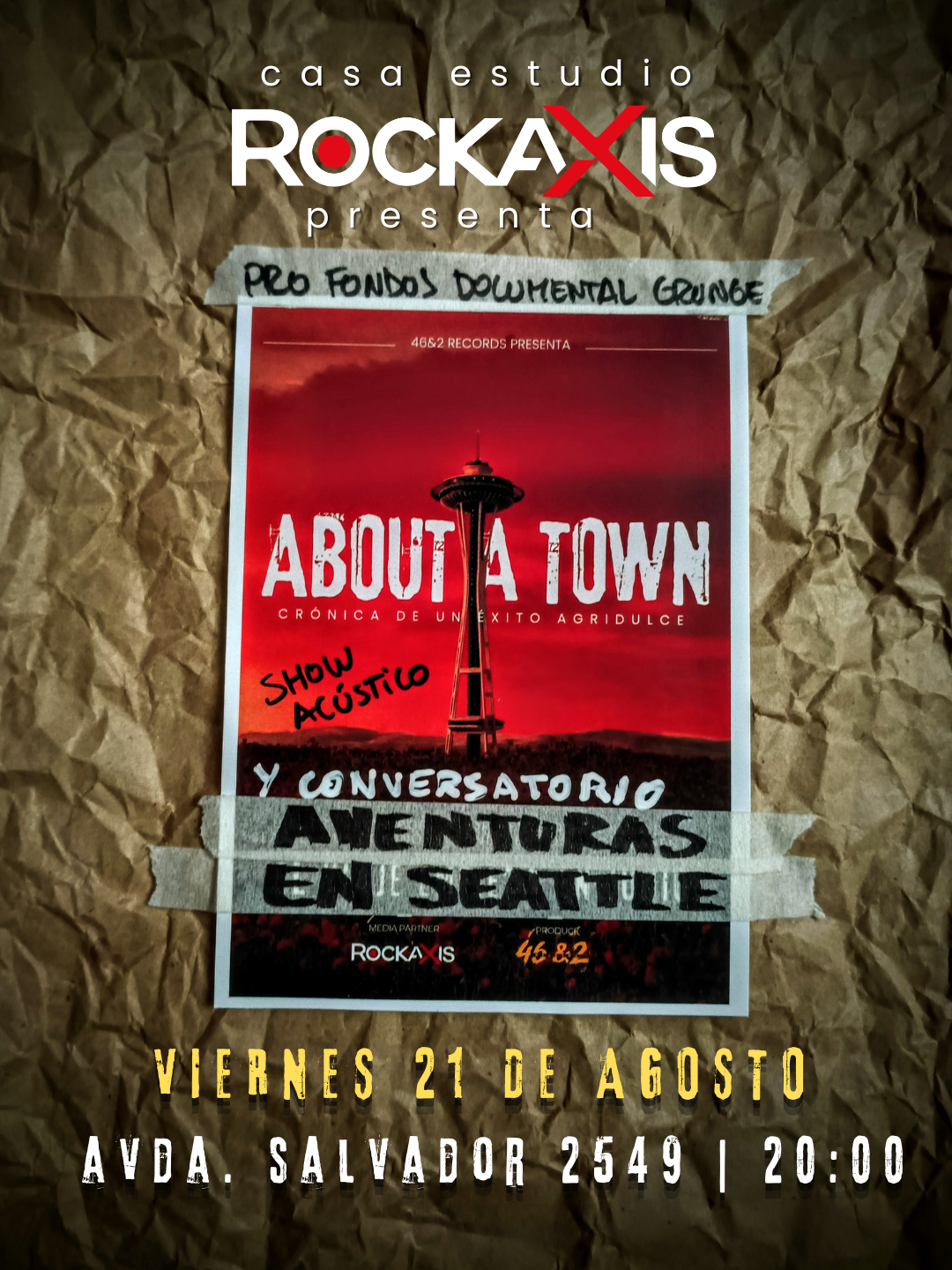 About a Town: Nuevo evento profondos el 21 de agosto